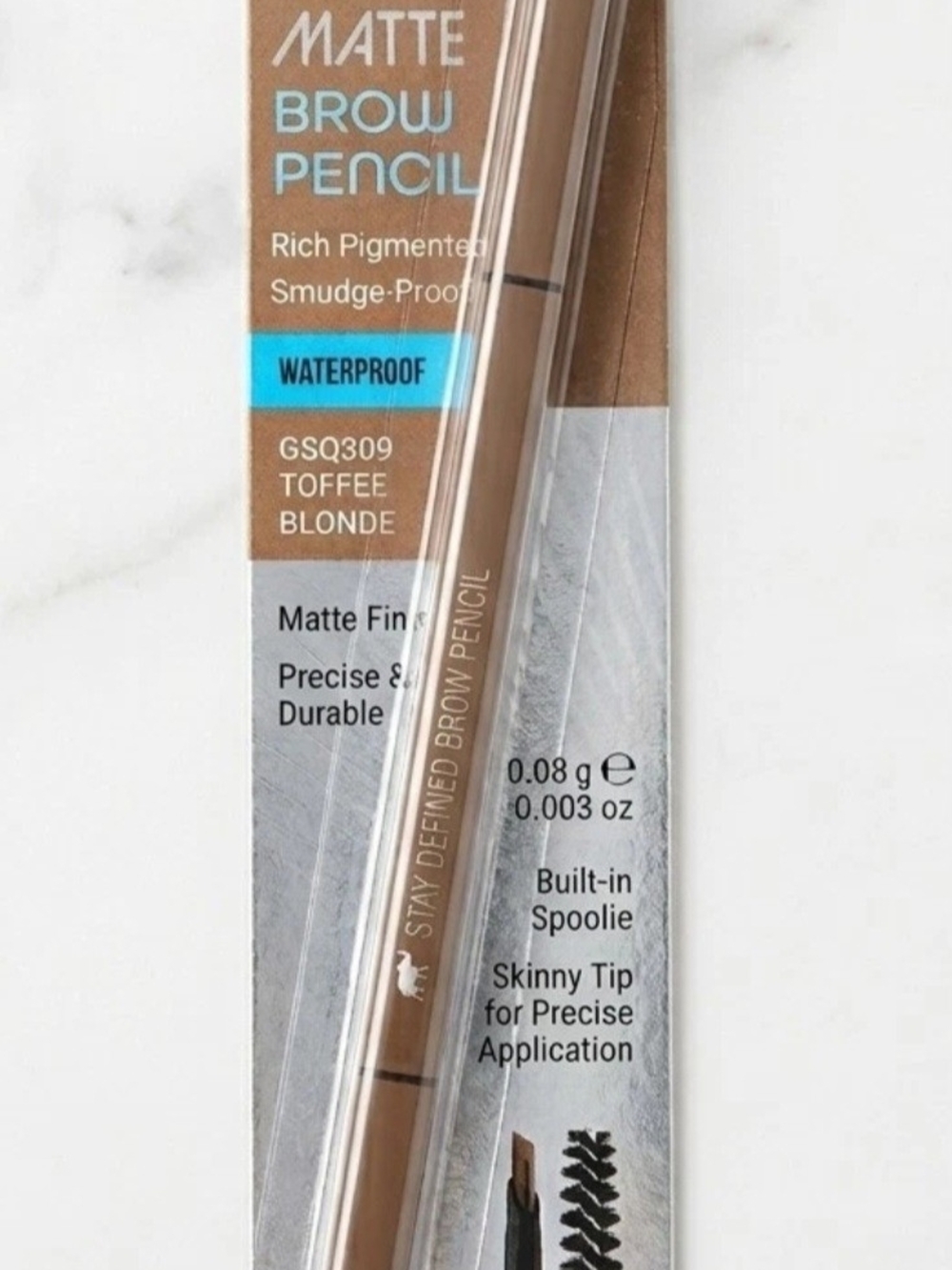 Matte Brow Pencil - Toffee Blonde